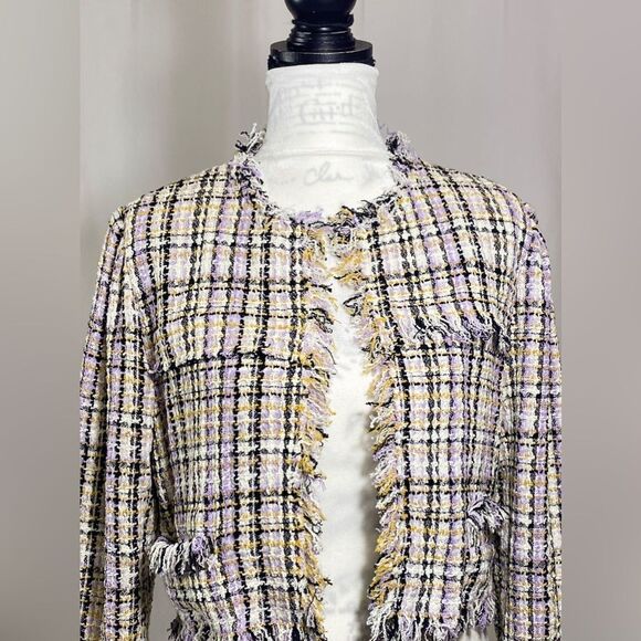 Isabel Marant Nameo Jacket In Lilac And Yellow size 38/ us size 6 - Picture 9 of 16